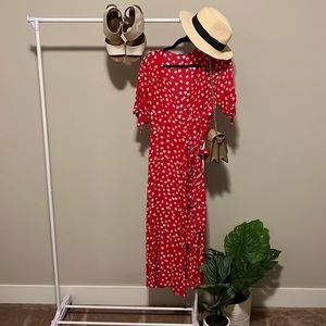 Seraphine wrap dress, size 10, new with tags